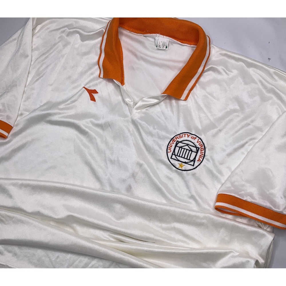 Vintage UVA University Of‎ Virginia Jersey Diadora Rotunda Logo 1-Star XL